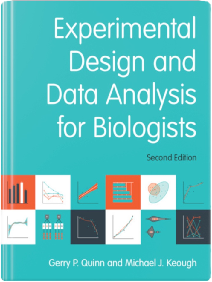 Cover of Experimental Design and Data Analysis for Biologists, second edition